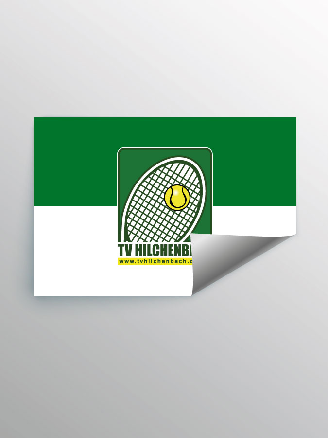 Aufkleber DIN A7 Logo