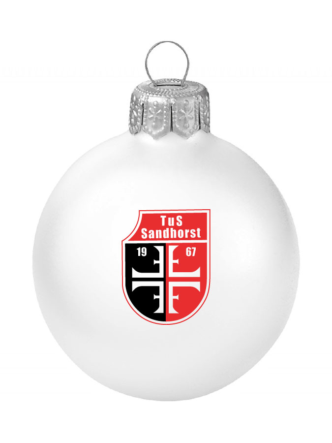 Weihnachtskugel Logo 8cm