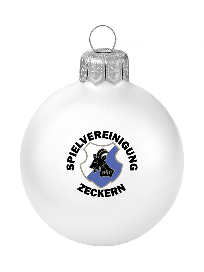 Weihnachtskugel Logo 8cm