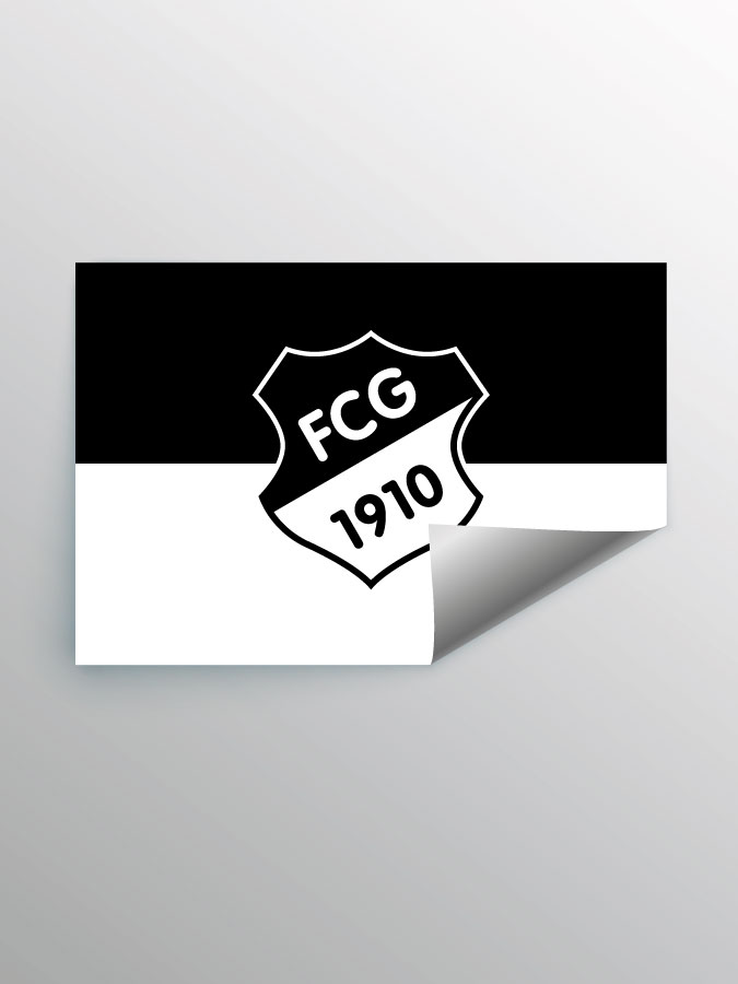 Aufkleber DIN A7 Logo