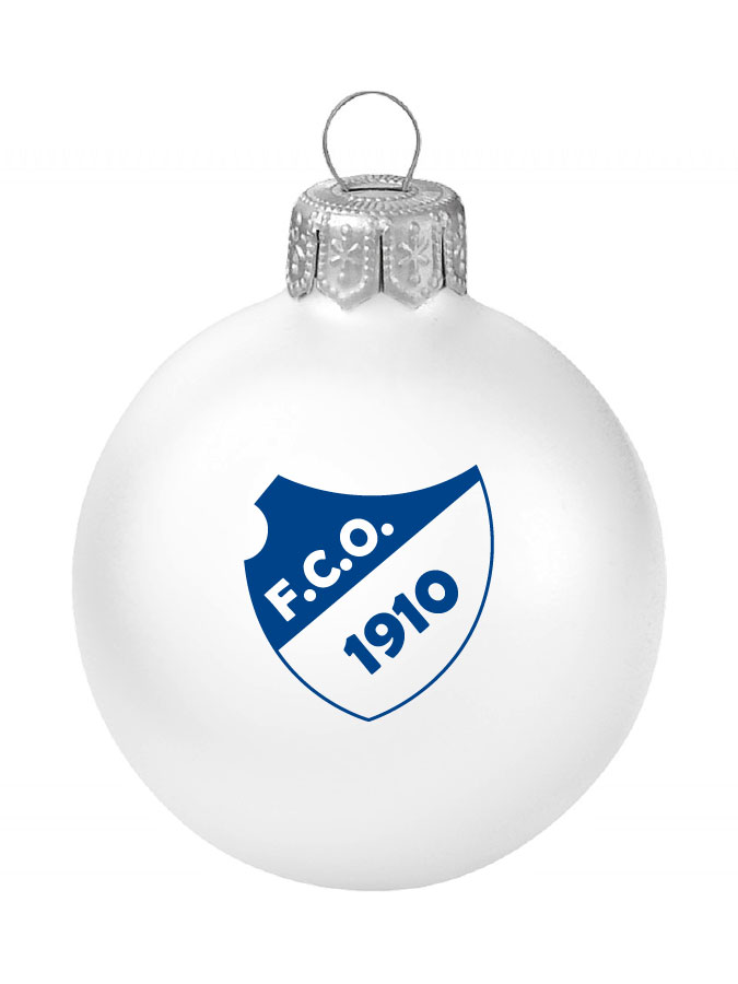 Weihnachtskugel Logo 8cm