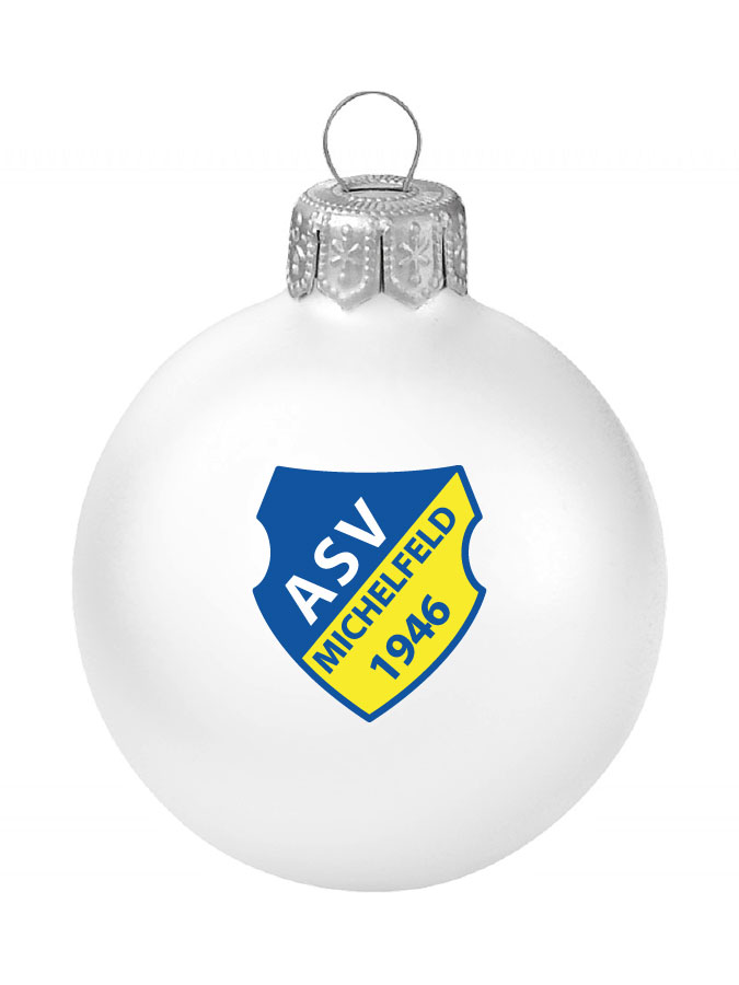 Weihnachtskugel Logo 8cm