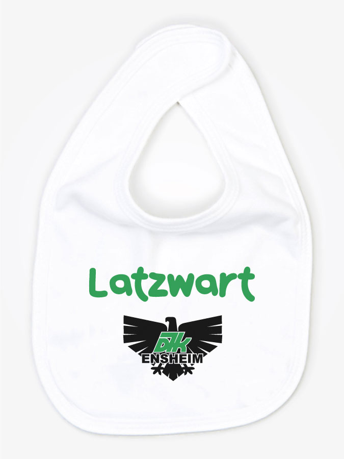 Babylätzchen Latzwart