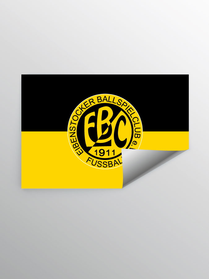 Aufkleber DIN A7 Logo