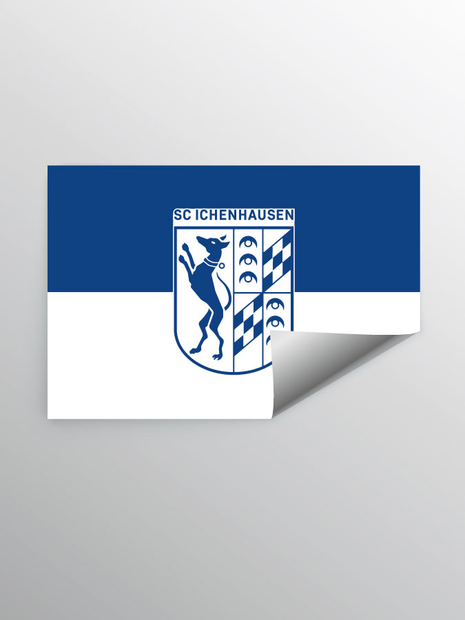 Aufkleber DIN A7 Logo