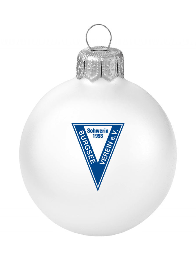 Weihnachtskugel Logo 8cm