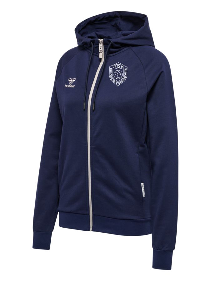 Hummel Move Grid Cotton Zip Hoodie Woma Damen