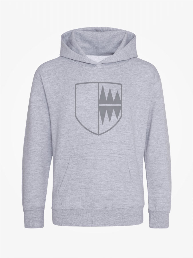 Hoodie All Grey Kids Unisex