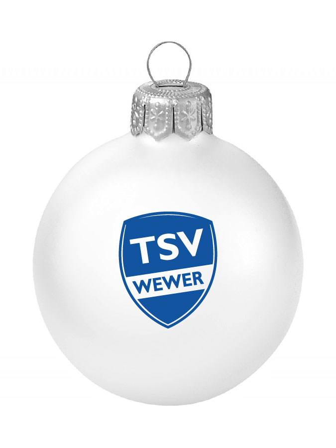 Weihnachtskugel Logo 8cm