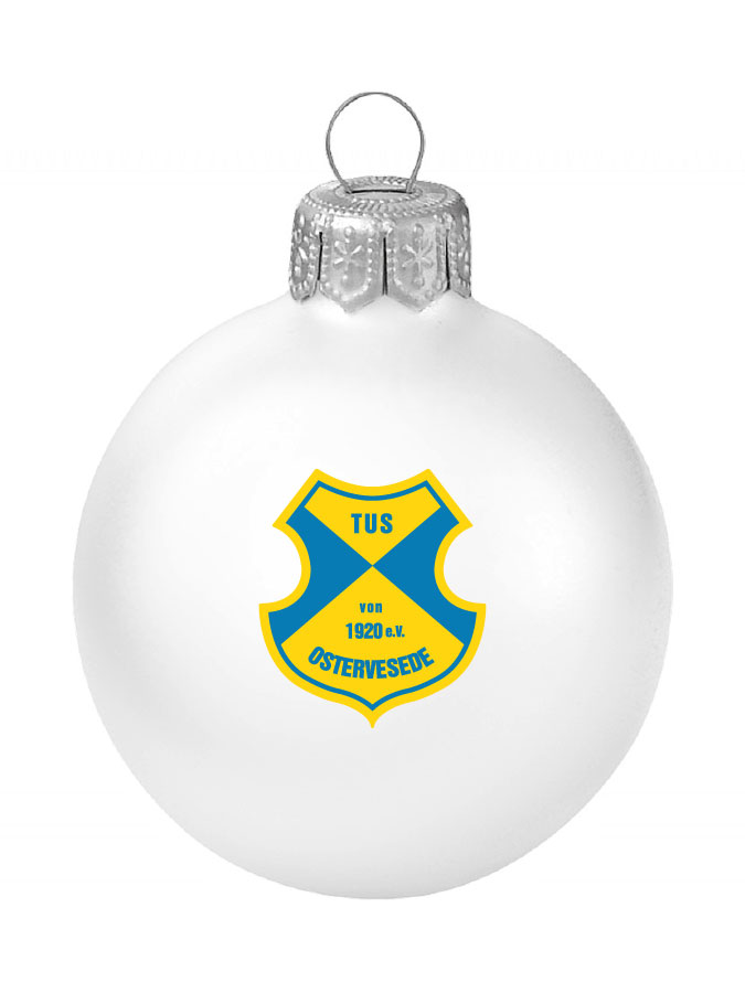 Weihnachtskugel Logo 8cm