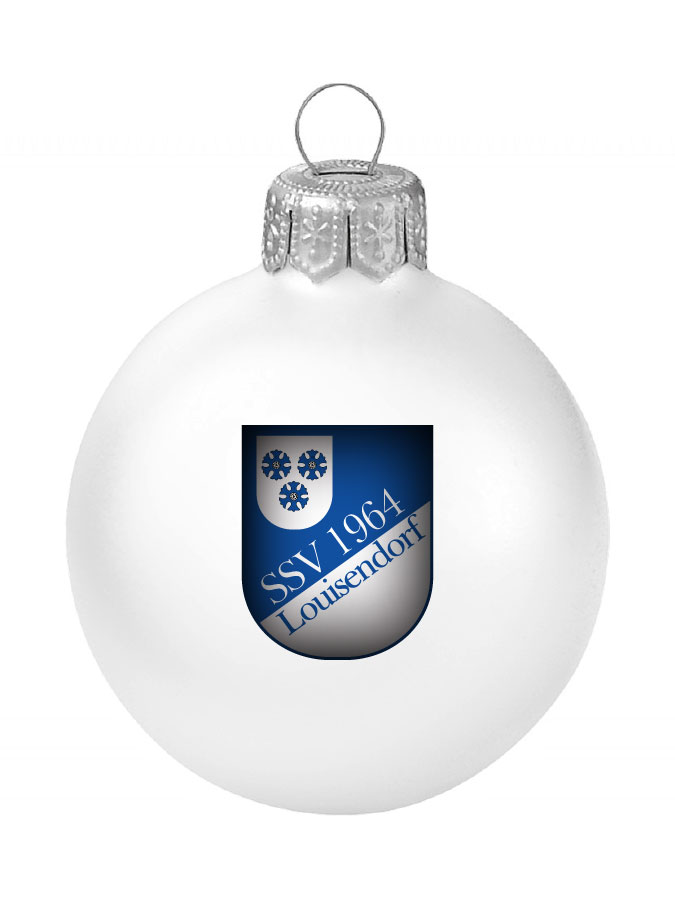 Weihnachtskugel Logo 8cm
