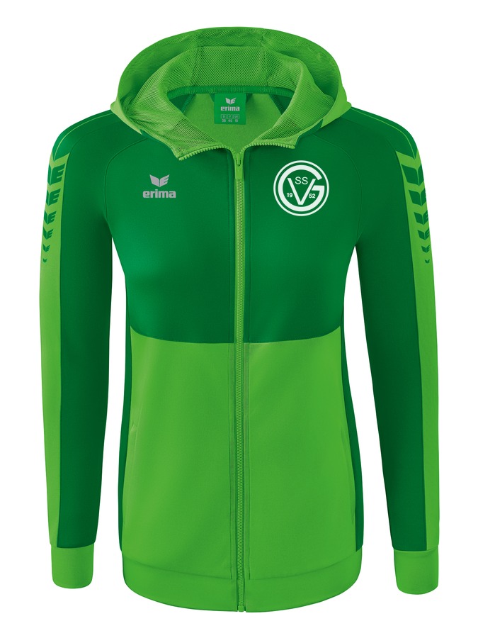 Erima Six Wings Trainingsjacke mit Kapuze Damen
