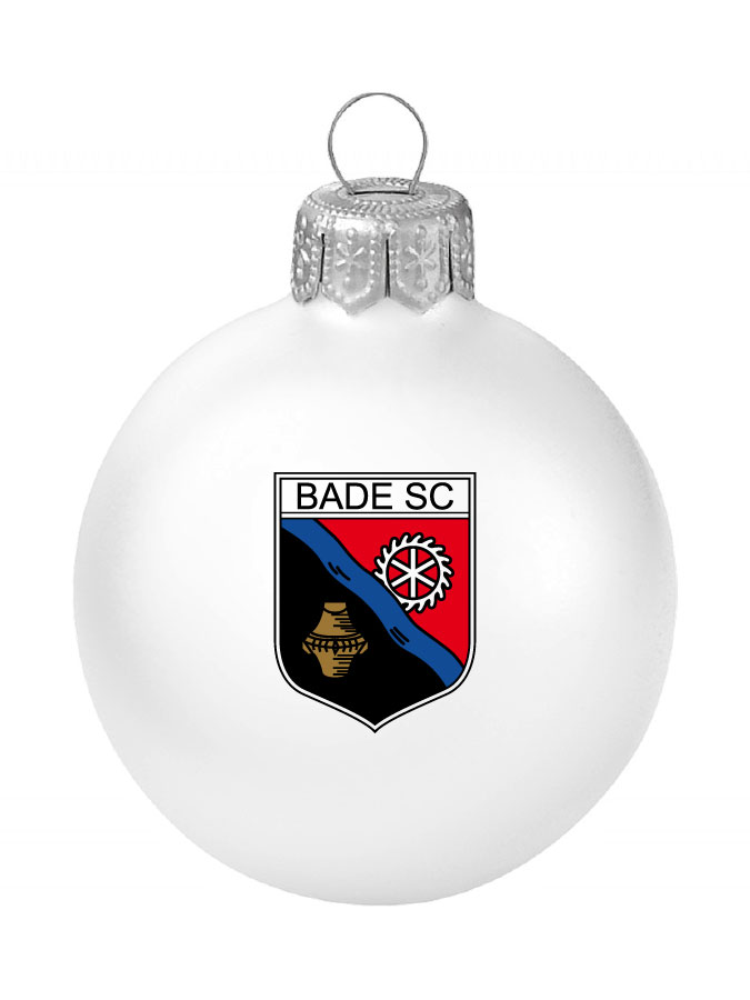 Weihnachtskugel Logo 8cm