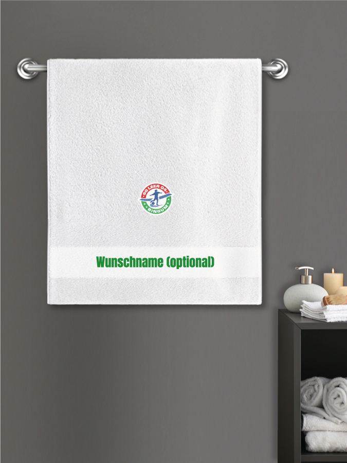 Badehandtuch Team Sticklogo