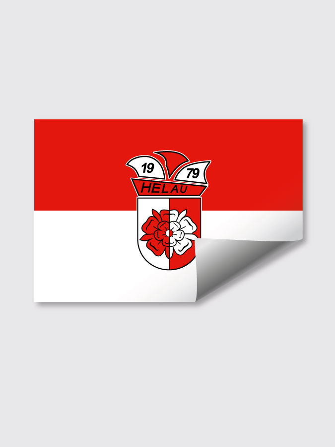 Aufkleber DIN A7 Logo