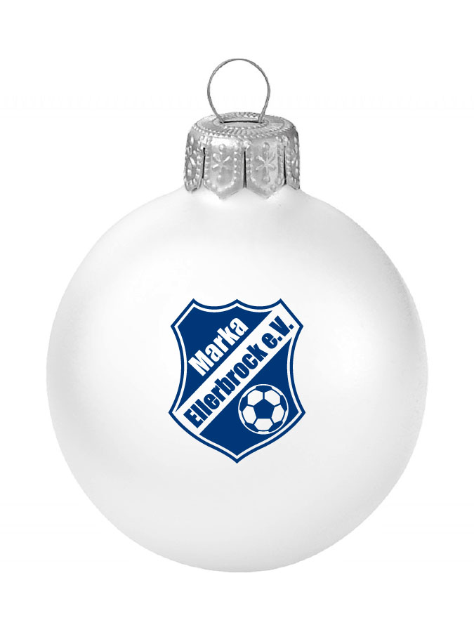 Weihnachtskugel Logo 8cm