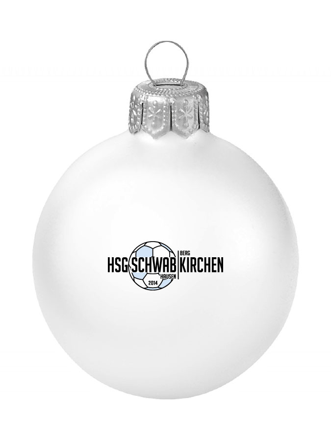 Weihnachtskugel Logo 8cm