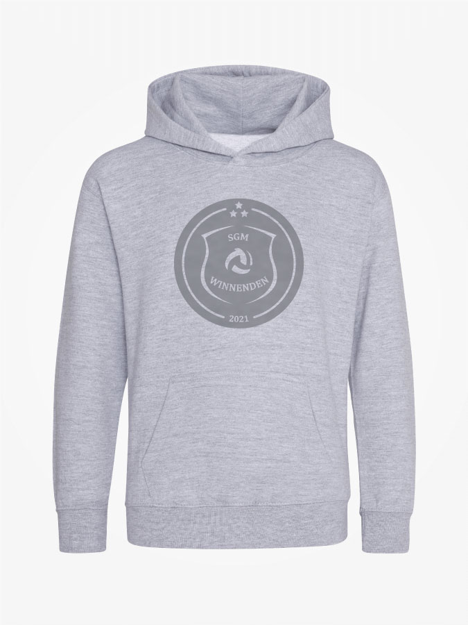 Hoodie All Grey Kids Unisex