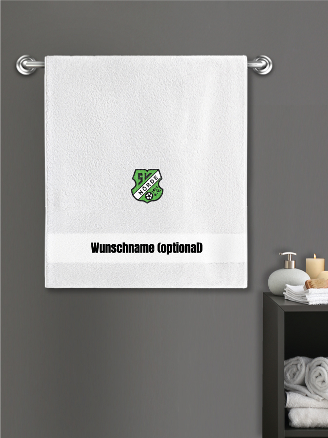 Badehandtuch Team Sticklogo