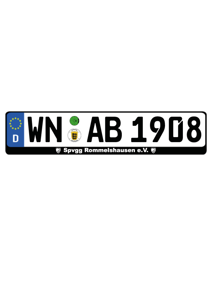 Kennzeichenhalter Kalden (2er Set)