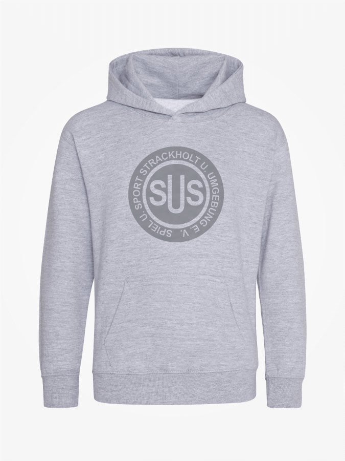 Hoodie All Grey Kids Unisex