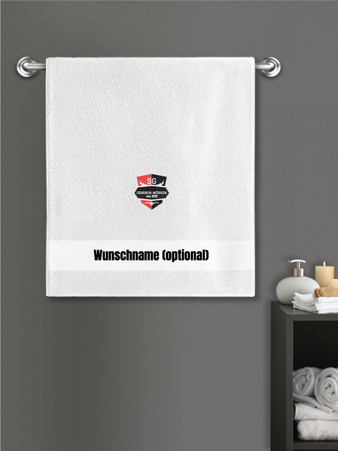 Badehandtuch Team Sticklogo