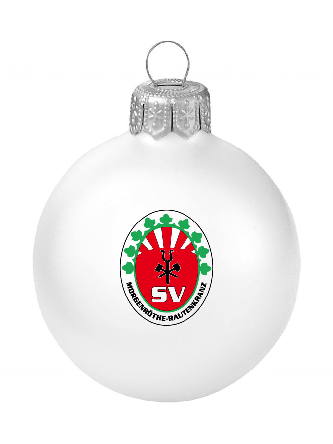 Weihnachtskugel Logo 8cm