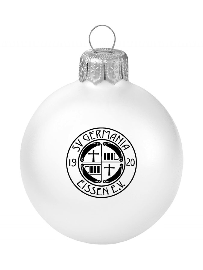 Weihnachtskugel Logo 8cm