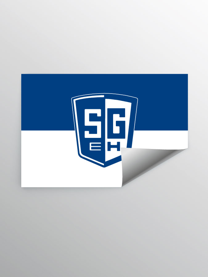 Aufkleber DIN A7 Logo
