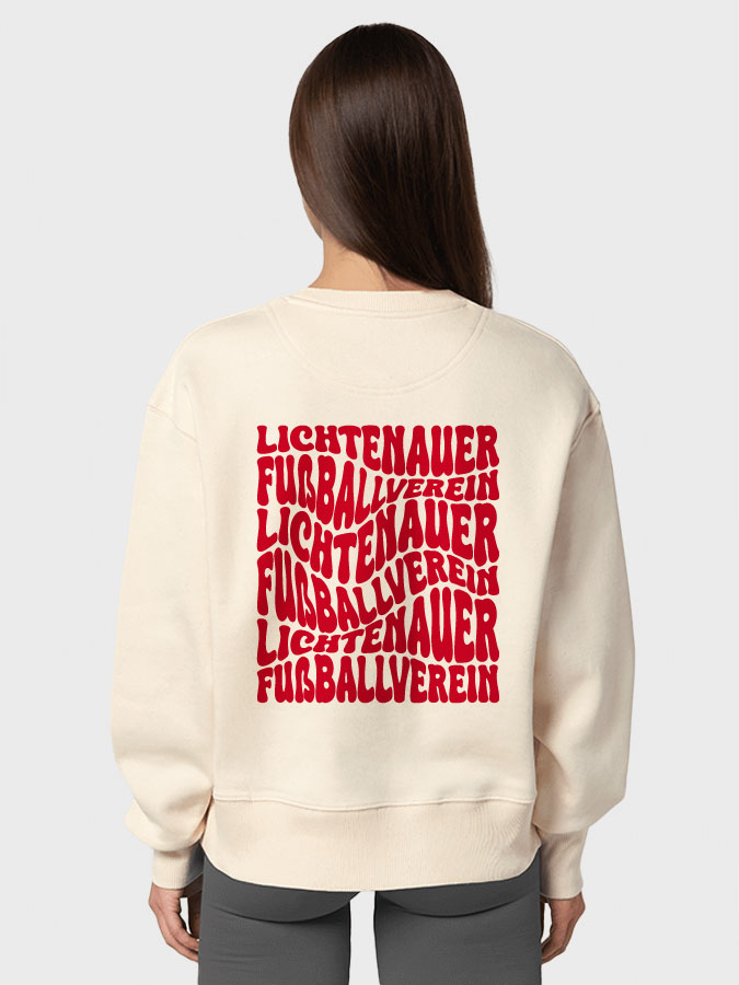 Oversized Sweater Wavy Damen