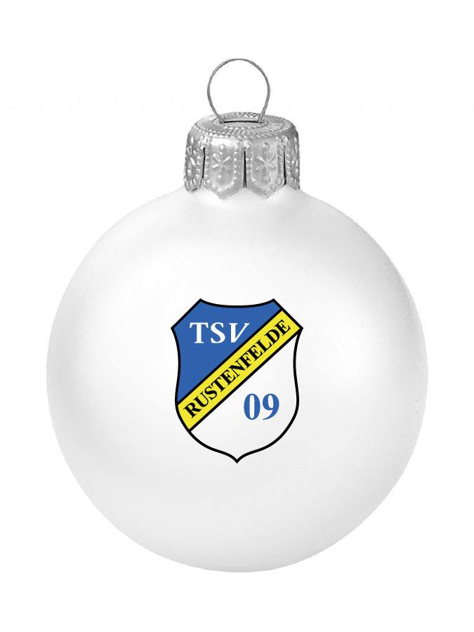 Weihnachtskugel Logo 8cm