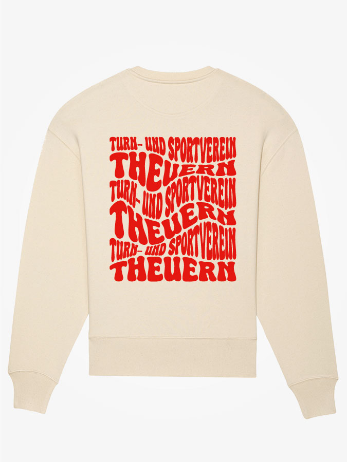 Sweatshirt Oversized Wavy Herren