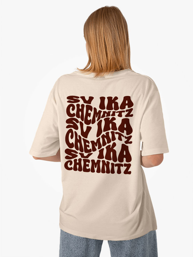 Oversized Shirt Wavy Damen