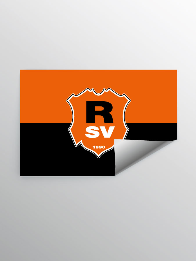 Aufkleber DIN A7 Logo