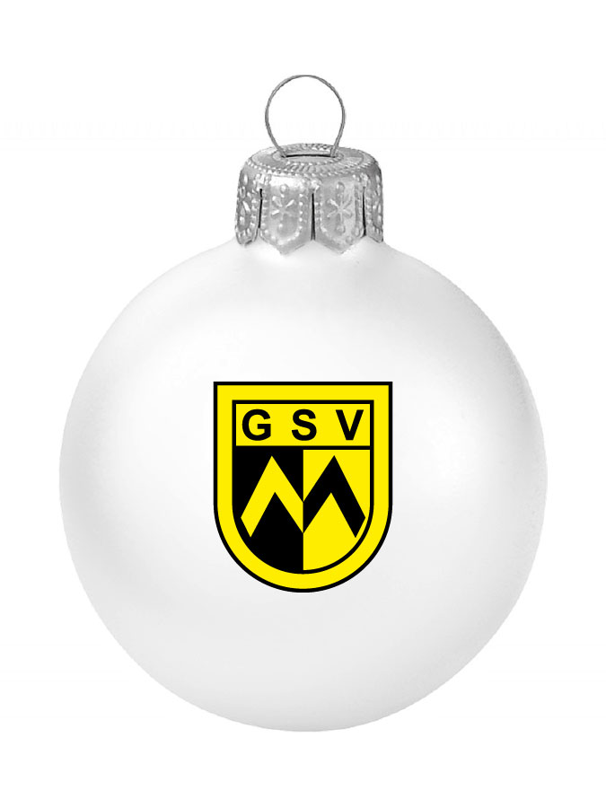 Weihnachtskugel Logo 8cm