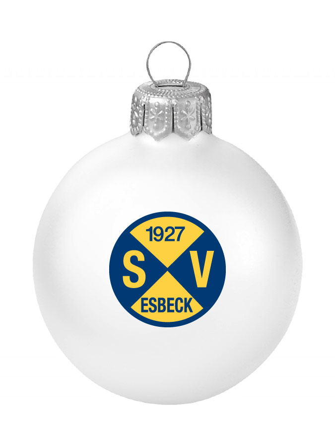Weihnachtskugel Logo 8cm