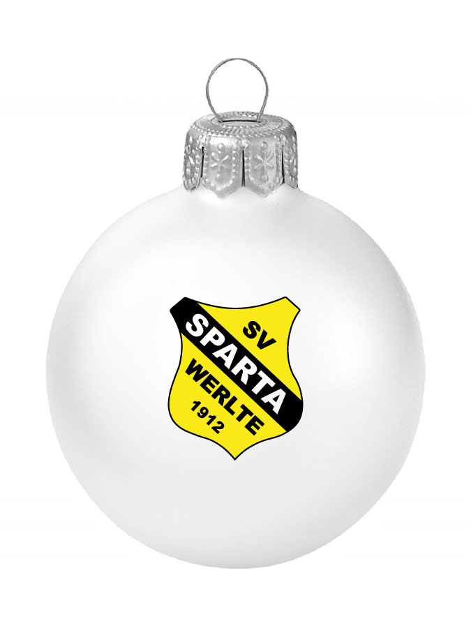 Weihnachtskugel Logo 8cm