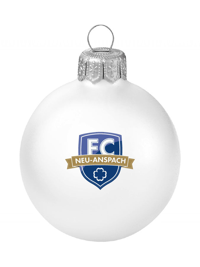 Weihnachtskugel Logo 8cm