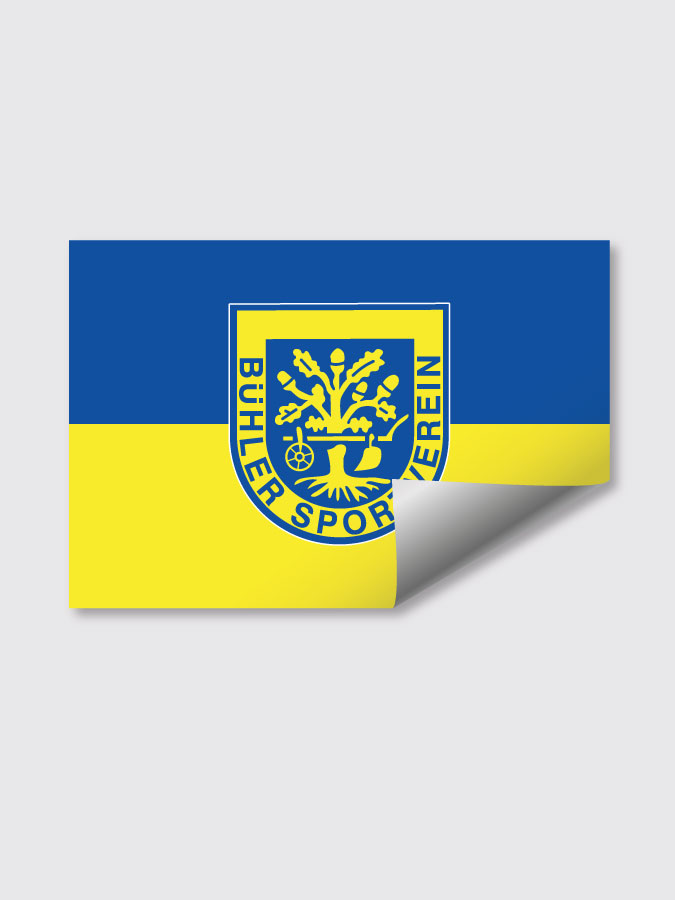 Aufkleber DIN A7 Logo