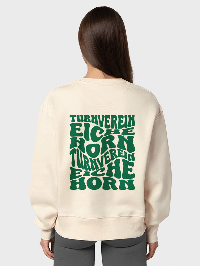 Oversized Sweater Wavy Damen
