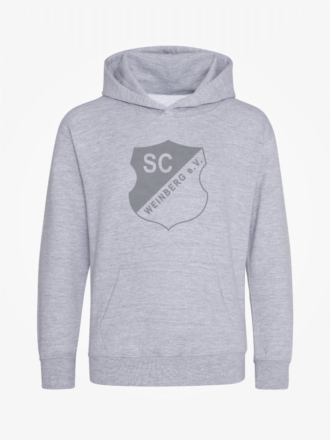 Hoodie All Grey Kids Unisex