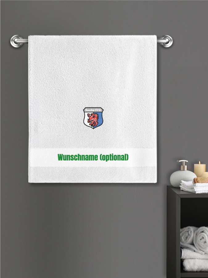 Badehandtuch Team Sticklogo