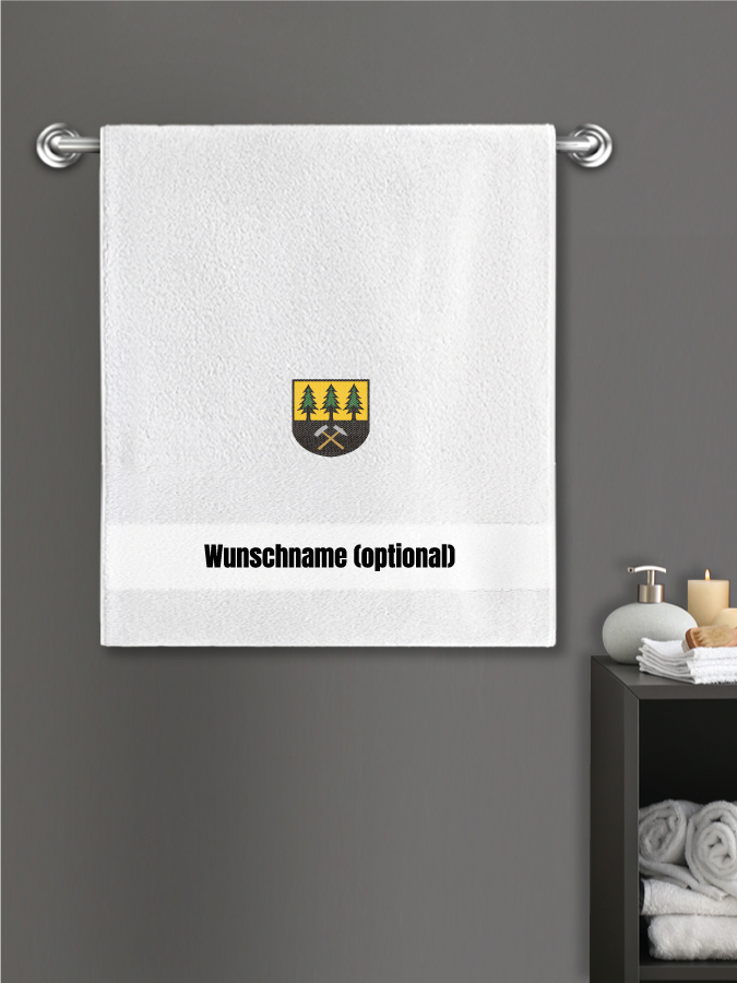 Badehandtuch Team Sticklogo