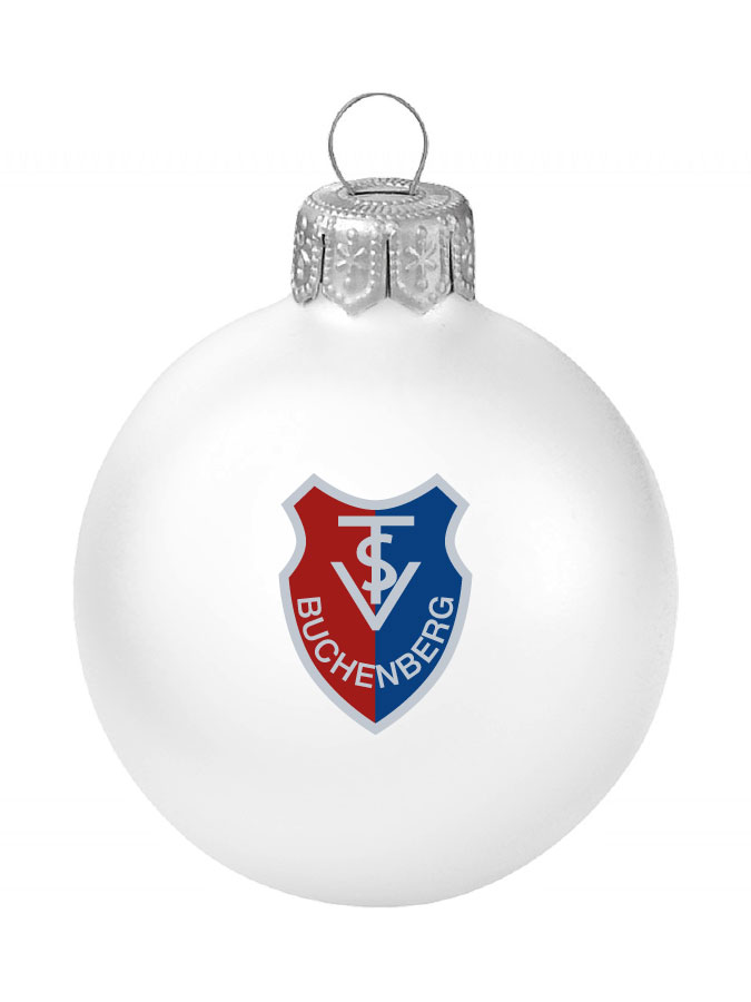 Weihnachtskugel Logo 8cm
