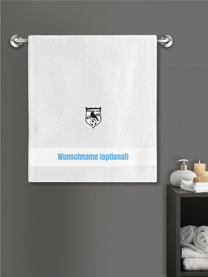 Badehandtuch Team Sticklogo