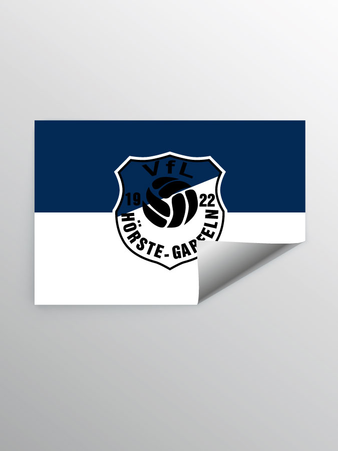 Aufkleber DIN A7 Logo