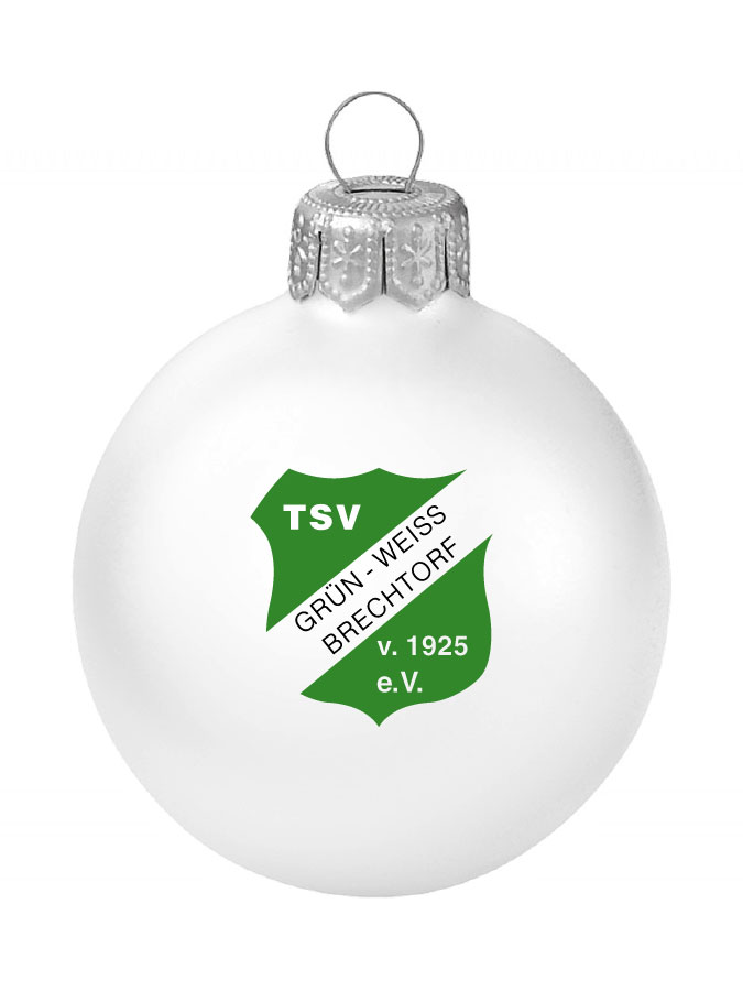 Weihnachtskugel Logo 8cm