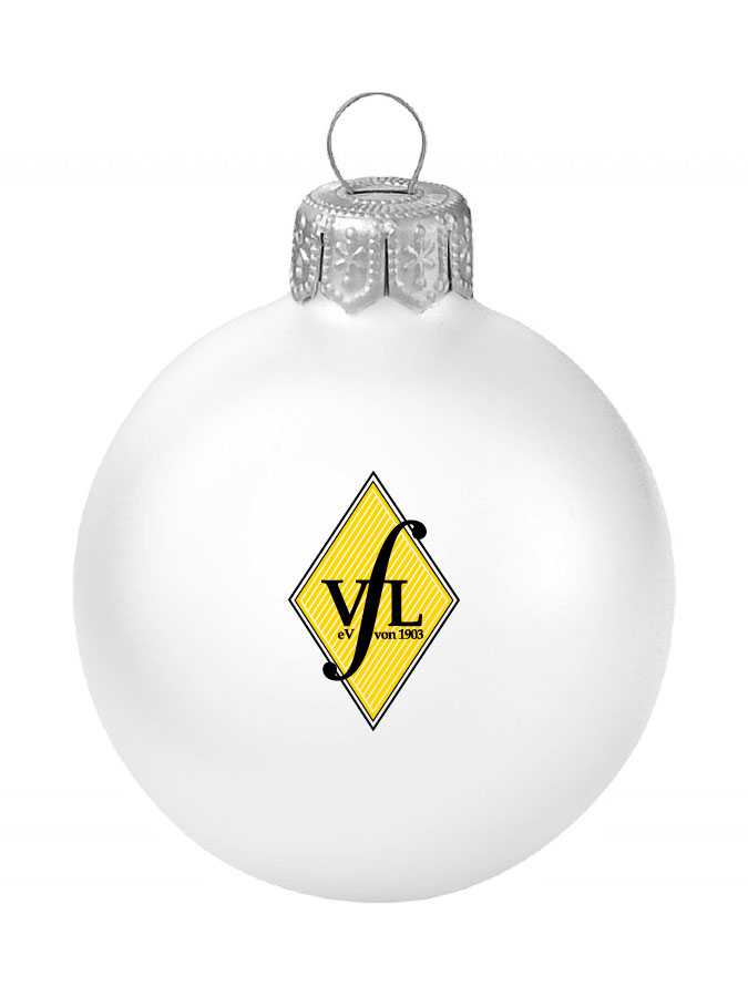 Weihnachtskugel Logo 8cm