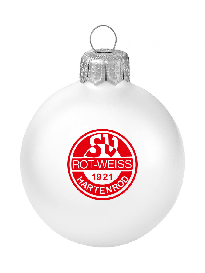 Weihnachtskugel Logo 8cm