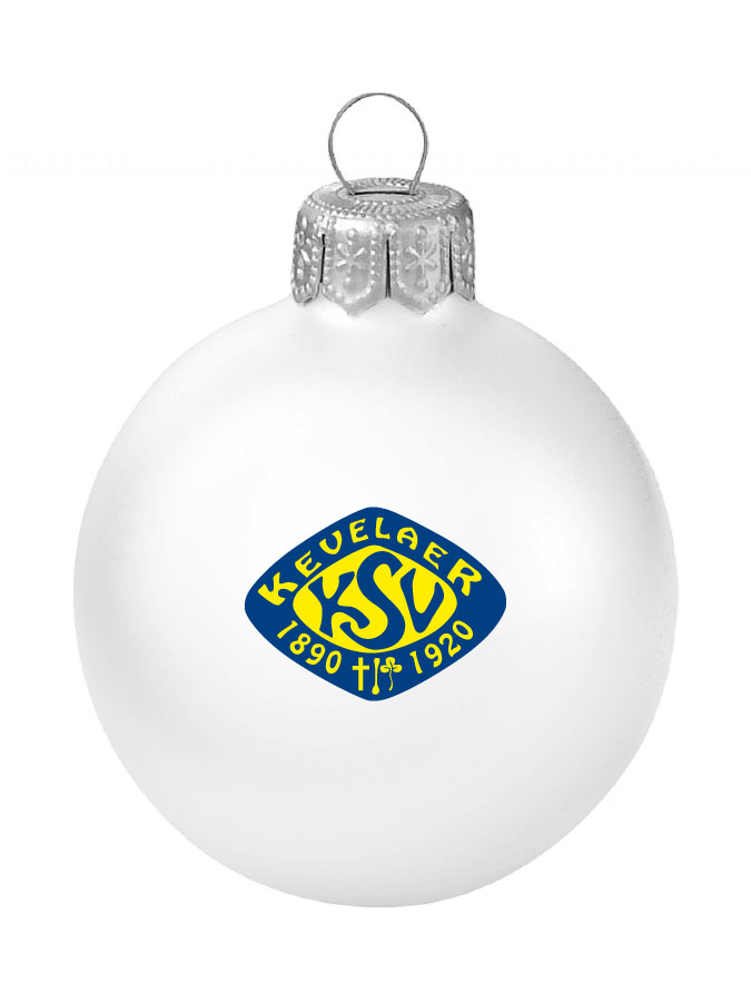 Weihnachtskugel Logo 8cm